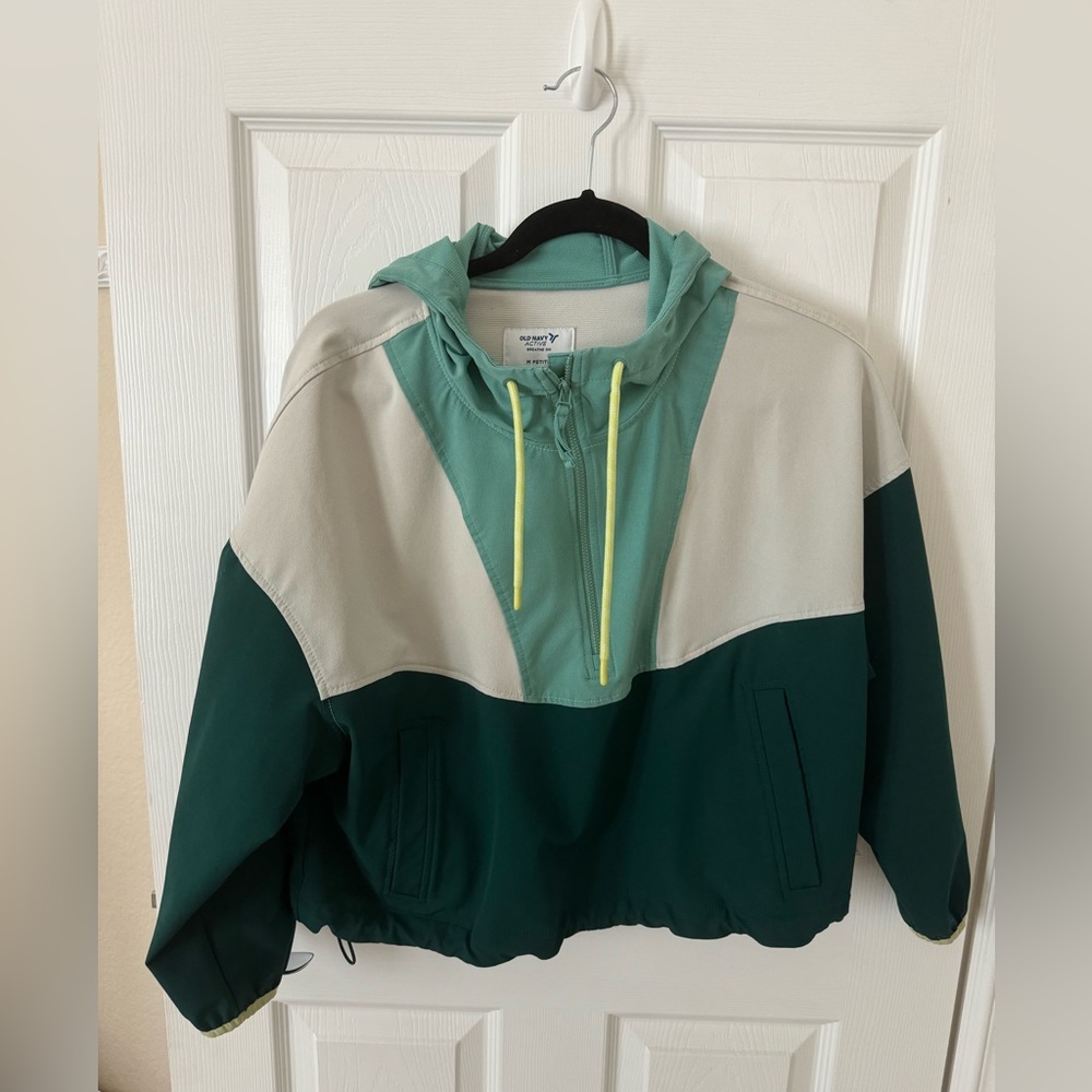 Old Navy Stretchtech Color-Block Half-Zip Jacket.… - image 3